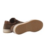 Prada Downtown suede-trimmed sneakers