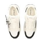 Off-White Leather Kick Off Sneakers