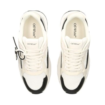 Off-White Leather Kick Off Sneakers