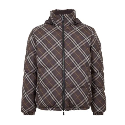 Geacă Burberry Snowdon cu carouri, reversibilă