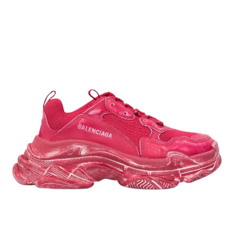 Balenciaga Triple S sneakers with worn effect