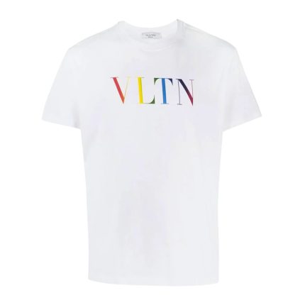 Tricou Valentino Garavani Logo-Print VLTN multicolor