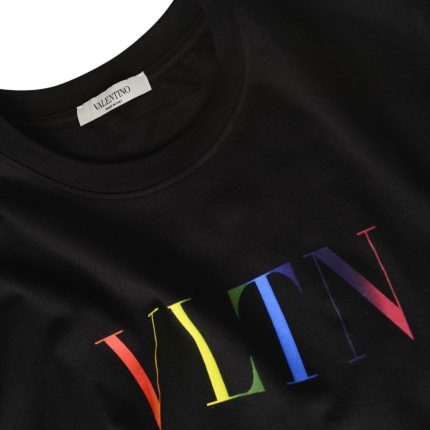 Tricou Valentino Garavani Logo-Print VLTN multicolor