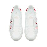 Valentino Open Sneakers In Leather With Contrasting Vltn Print