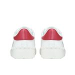 Valentino Open Sneakers In Leather With Contrasting Vltn Print
