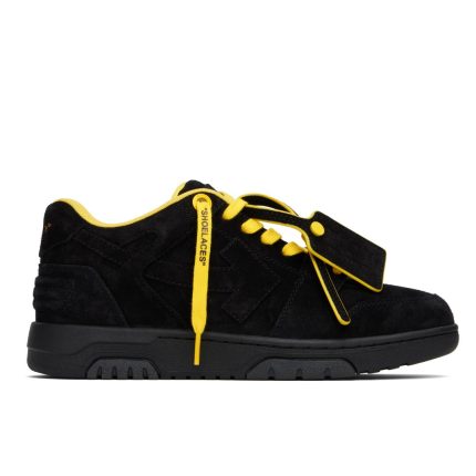 Off-White Black & Yellow Out Of Office Sneakers