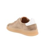 Kiton Beige Suede Slip-on Sneakers