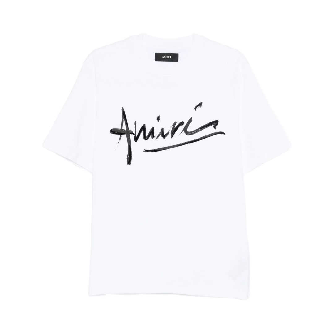 Tricou AMIRI alb – logo script Tricou AMIRI alb – logo script